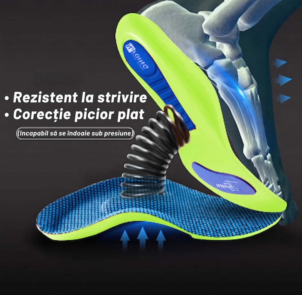 Branțuri Ortopedice Sport OrtoPas® – Cu Suport Plantar și Absorbție Șocuri