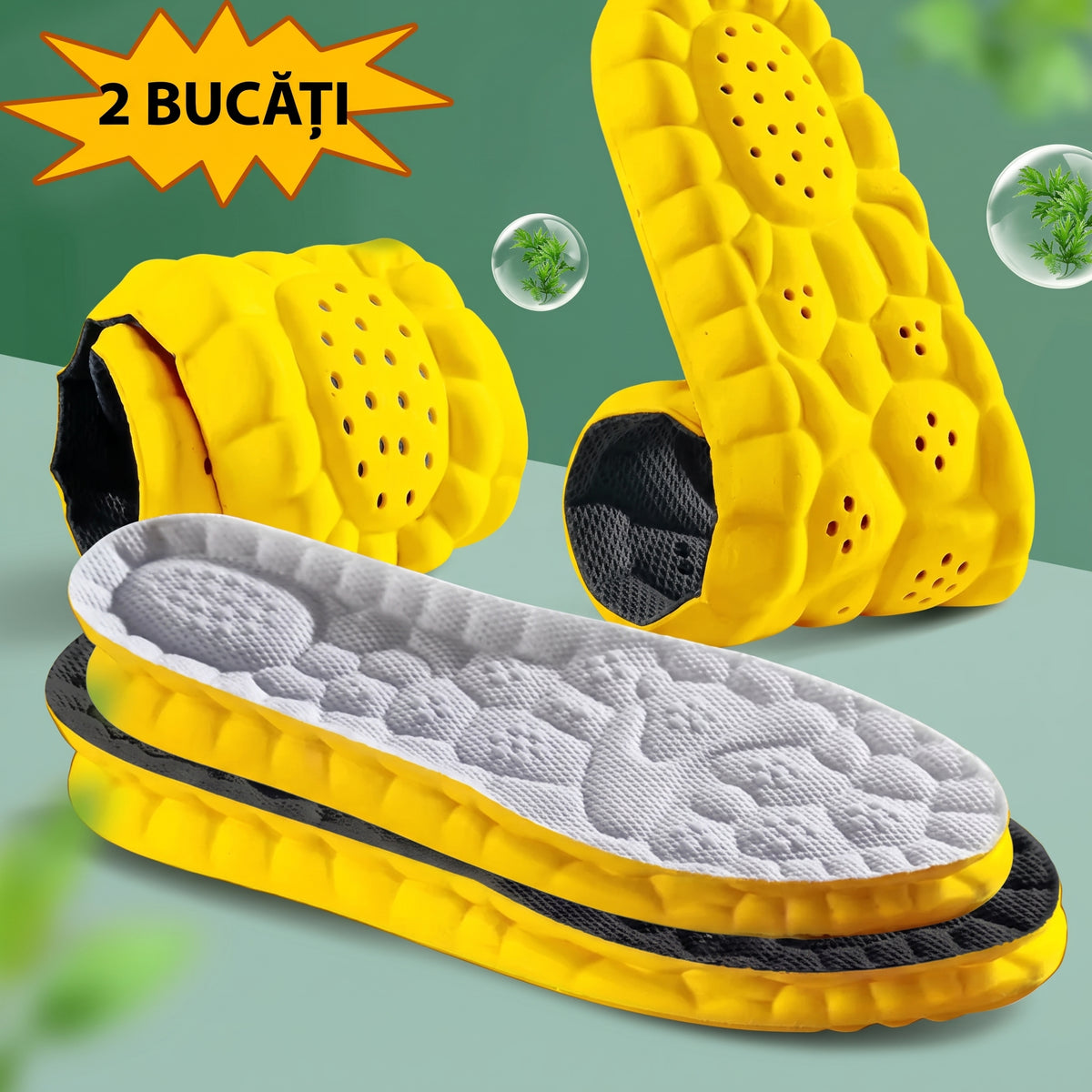 Branțuri Ortopedice Anatomic 4D OrtoPas® – Absorbție Șocuri și Sprijin Plantar