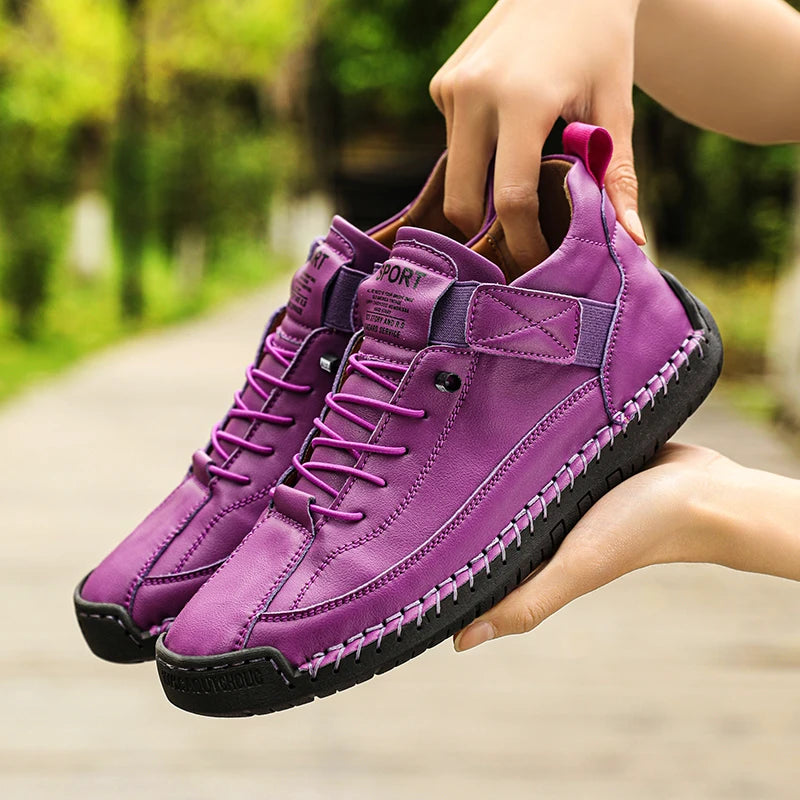 Pantofi Casual Ortopedici Femei OrtoPas® Soft Leather – Piele Moale & Cusături Ergonomice
