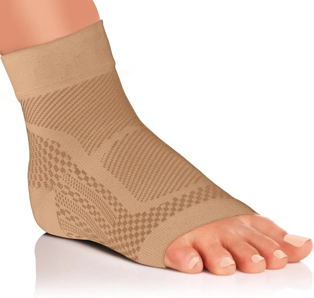 Gleznieră Ortopedică de Compresie Gradată OrtoPas® – Suport Fasciită Plantară, Călcâi și Tendinită (1 Pereche)