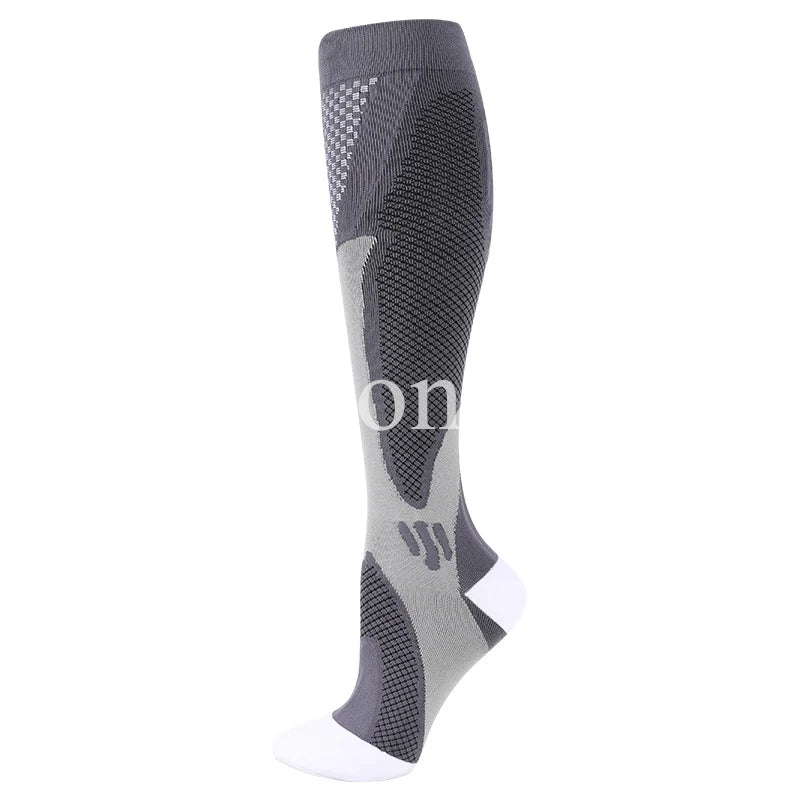 Ciorapi de Compresie Gradată OrtoPas® – Până la Genunchi, Cu Degete (Unisex)