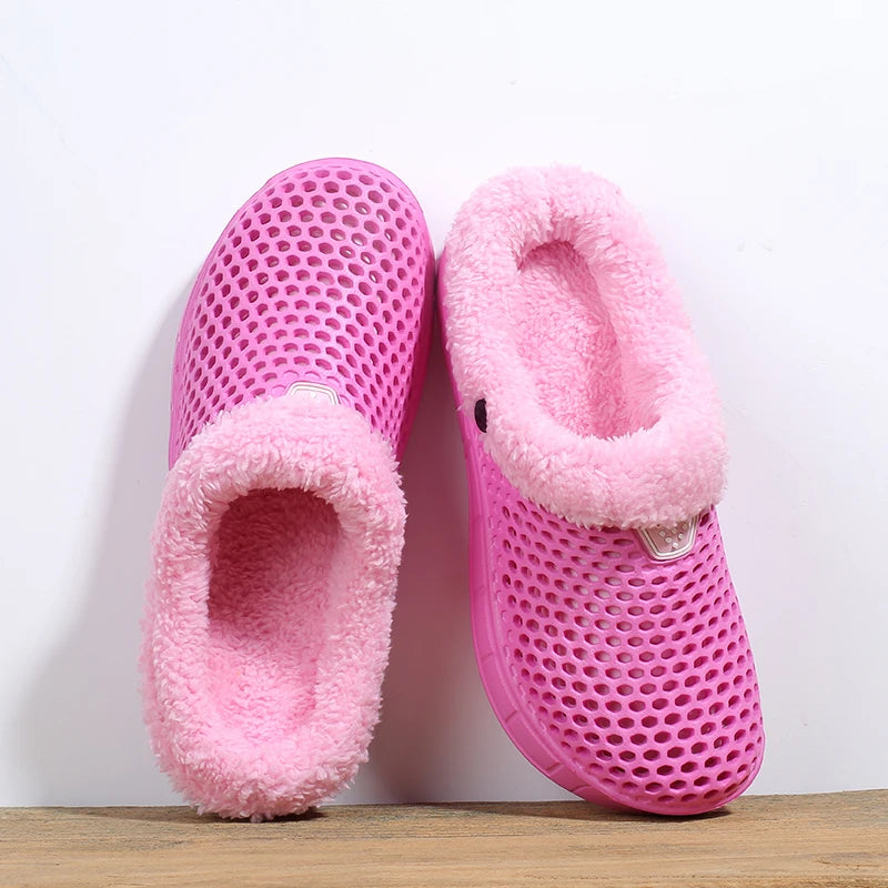 Saboți Ortopedici de Casă OrtoPas® Thermo-Cloud – Căptușeală Termică din Blană, Talpă Anti-Șoc & Antiderapantă (Unisex)