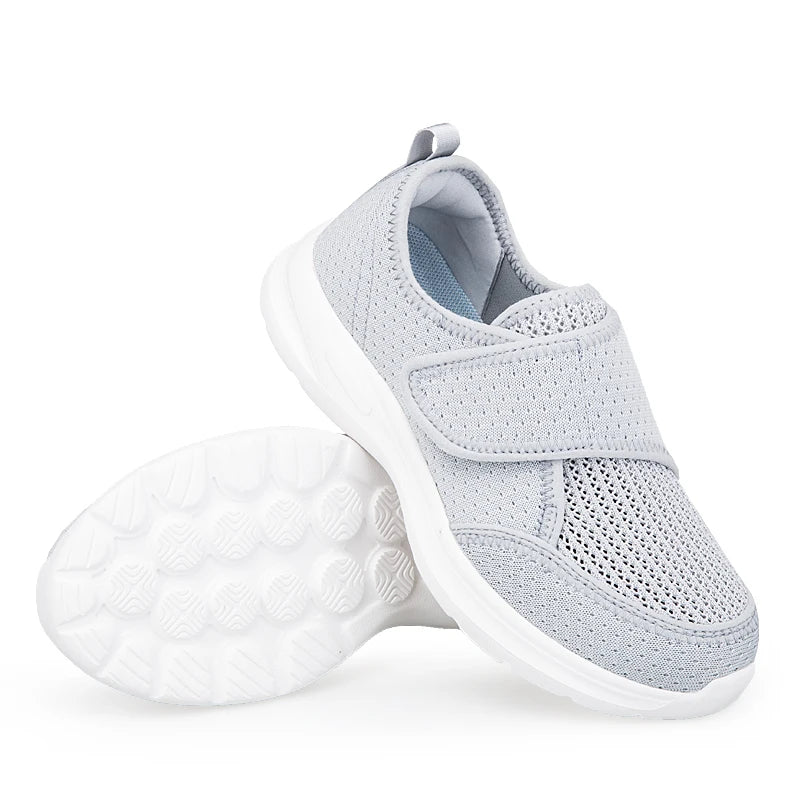 Pantofi Ortopedici Dama OrtoPas® SoftStep – Reglabili cu Arici, pentru Picioare Umflate și Diabet