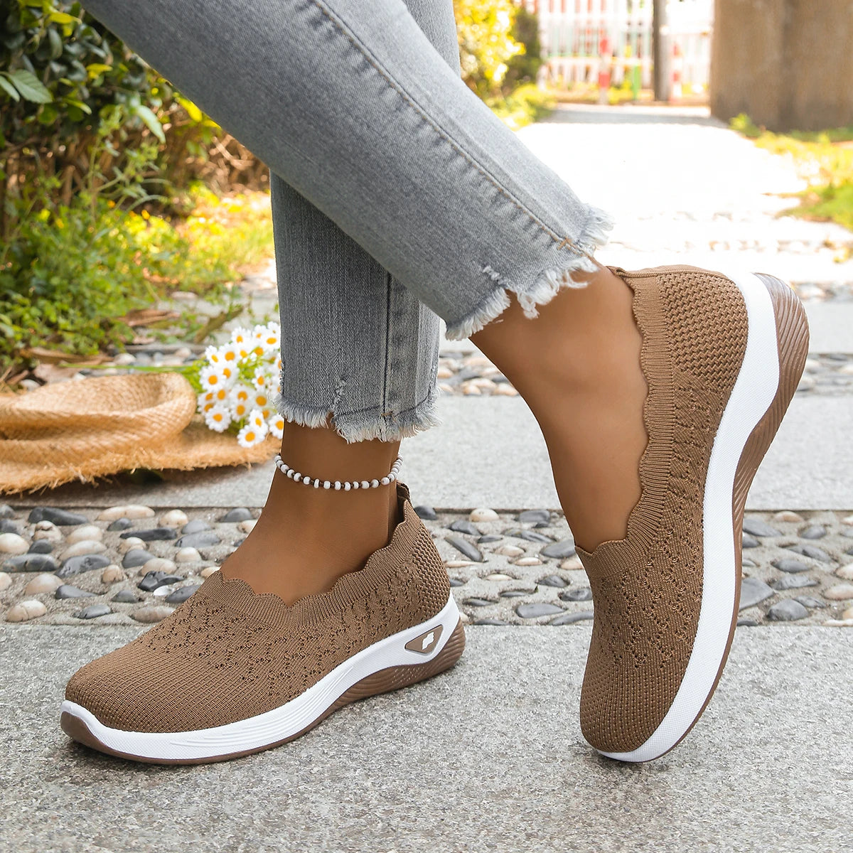 Pantofi Ortopedici Tricotați OrtoPas® – Confort și Lejeritate.