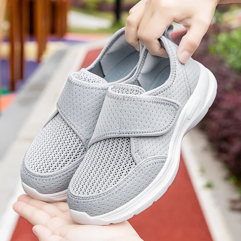 Pantofi Ortopedici Dama OrtoPas® SoftStep – Reglabili cu Arici, pentru Picioare Umflate și Diabet