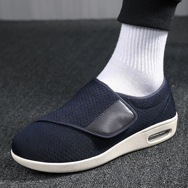 Pantofi Ortopedici Bărbați OrtoPas® SoftStep – Reglabili cu Arici, pentru Picioare Umflate și Diabet