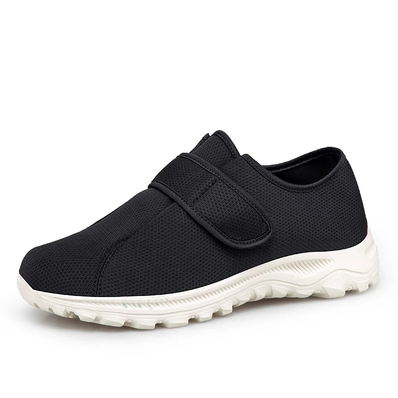 Pantofi Ortopedici Bărbați OrtoPas® Extra Fit – Închidere Reglabilă cu Scai & Calapod Lărgit (Mărimi 36-47)
