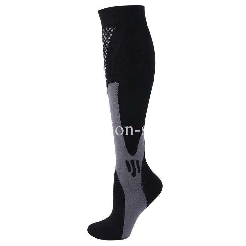 Ciorapi de Compresie Gradată OrtoPas® – Până la Genunchi, Cu Degete (Unisex)