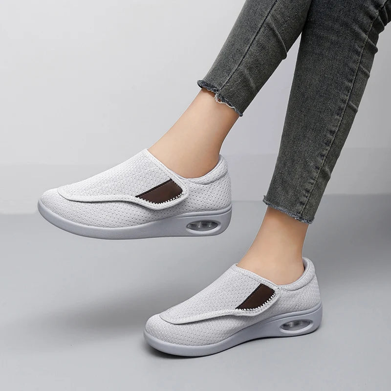 Pantofi Ortopedici OrtoPas® Care Care – Închidere cu Scai, Perna de Aer & Calapod Ajustabil