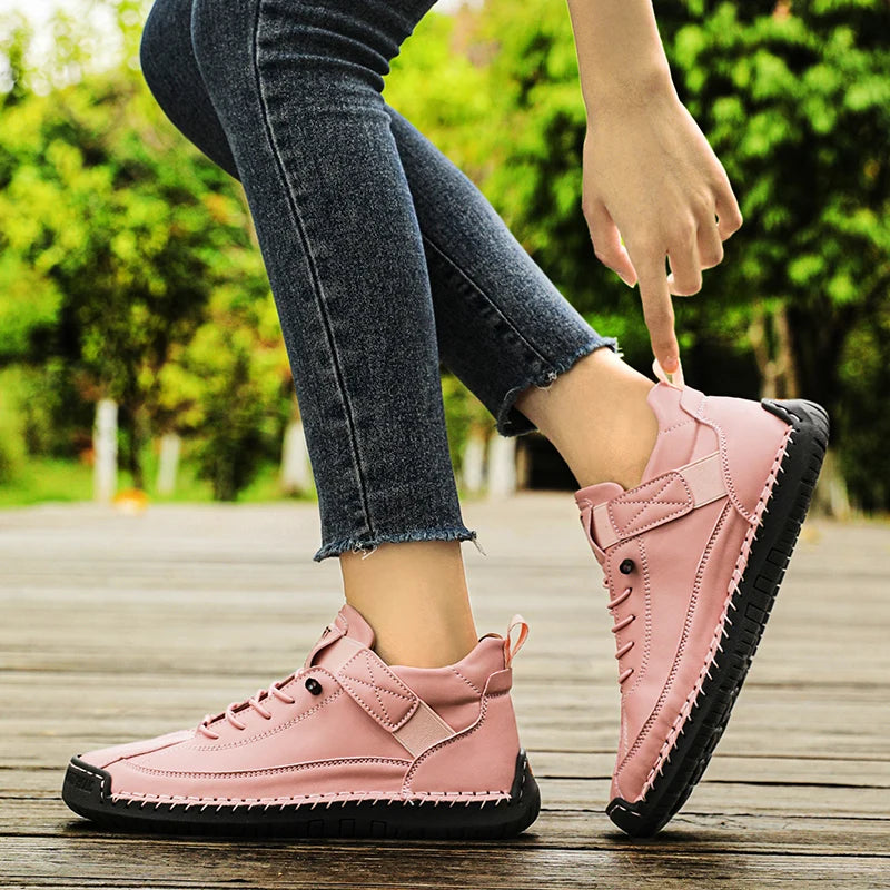 Pantofi Casual Ortopedici Femei OrtoPas® Soft Leather – Piele Moale & Cusături Ergonomice