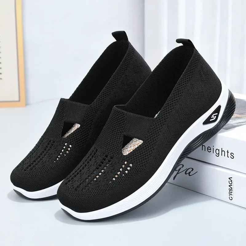 Pantofi Sport Ortopedici OrtoPas® SoftStep – Textil Flexibil Anti-Presiune & Încălțare Rapidă