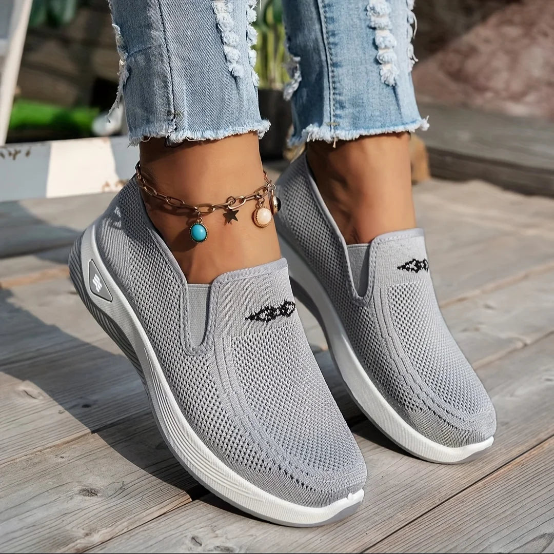 Pantofi Ortopedici Dama OrtoPas® Soft Work – Slip-On din Panza Respirabila
