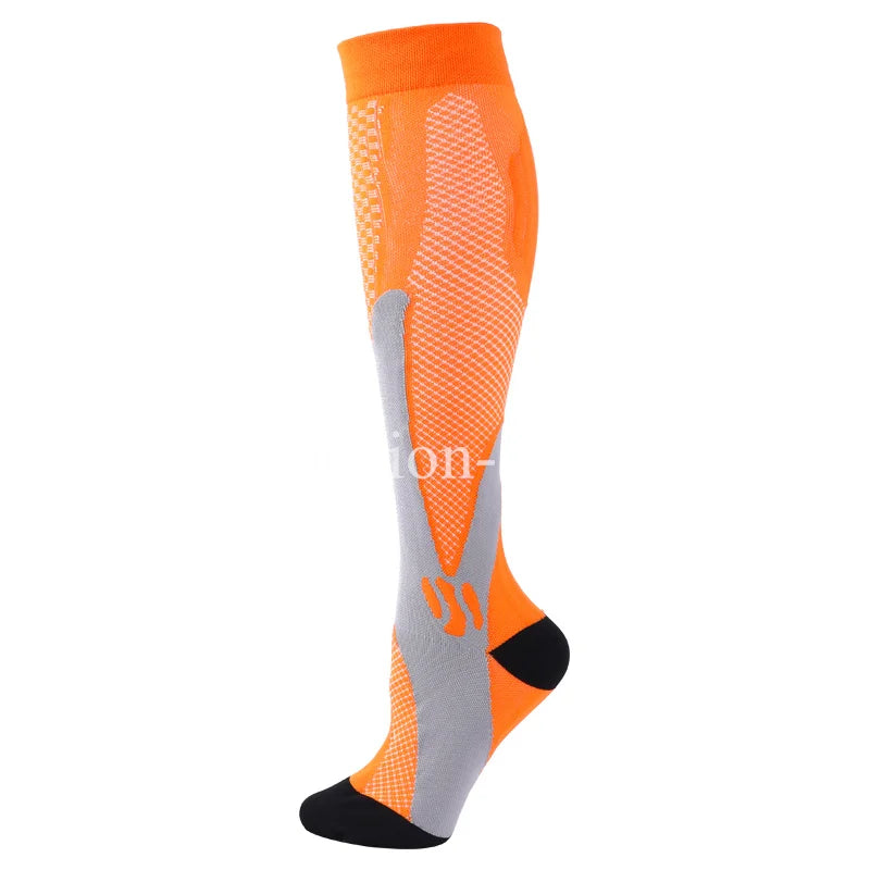 Ciorapi de Compresie Gradată OrtoPas® – Până la Genunchi, Cu Degete (Unisex)