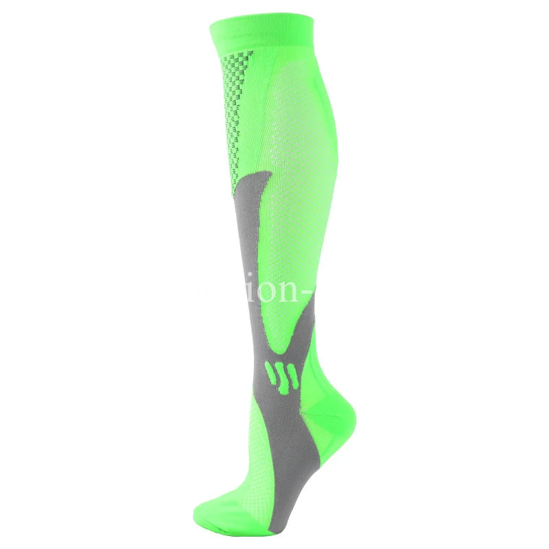Ciorapi de Compresie Gradată OrtoPas® – Până la Genunchi, Cu Degete (Unisex)