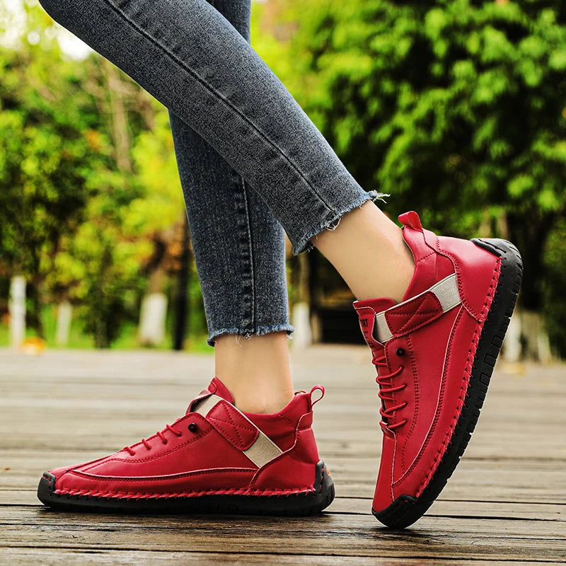 Pantofi Casual Ortopedici Femei OrtoPas® Soft Leather – Piele Moale & Cusături Ergonomice