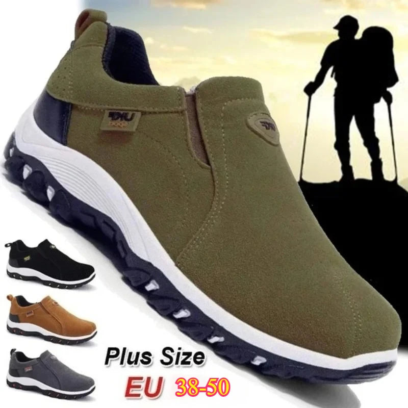Pantofi Sport Bărbați OrtoPas® Impermeabili & Antiderapanți – Confort Fără Șireturi