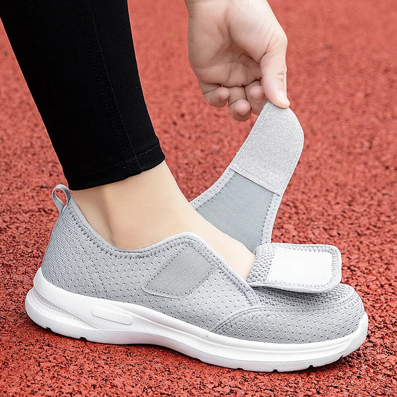 Pantofi Ortopedici Femei OrtoPas® Soft Comfort – Închidere Reglabilă cu Scai & Calapod Lat